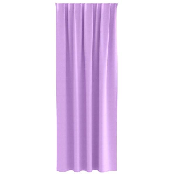 Vorhänge mit Vorhängen 2 pcs Lila 245 x 140 cm Polyester