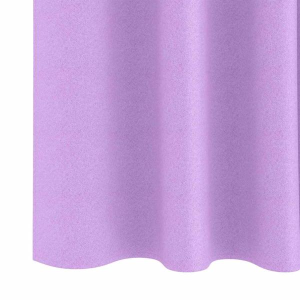 Vorhänge mit Vorhängen 2 pcs Lila 245 x 140 cm Polyester