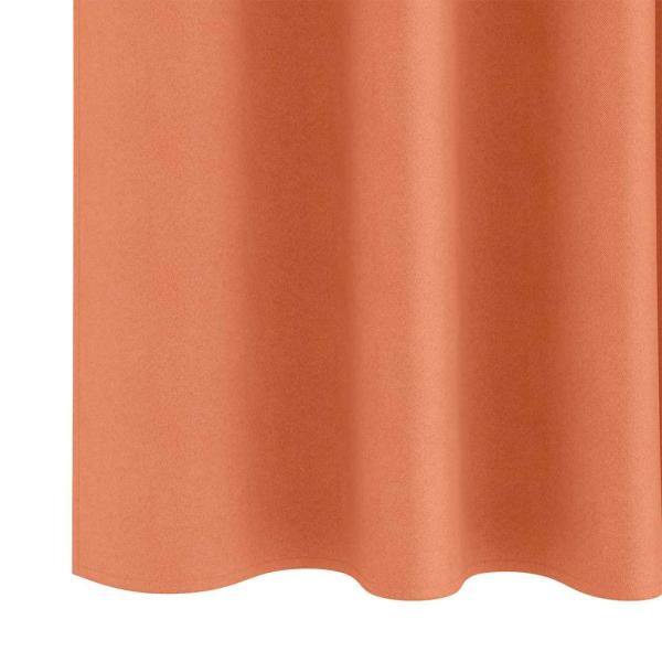 Vorhänge mit Vorhängen 2 pcs Terrakotta 225 x 140 cm Polyester