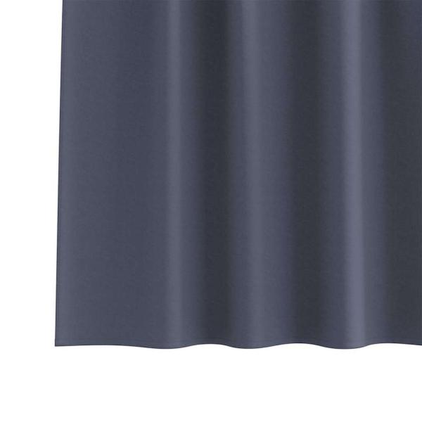 Vorhänge mit Vorhängen 2 pcs Anthrazit 260 x 140 cm Polyester