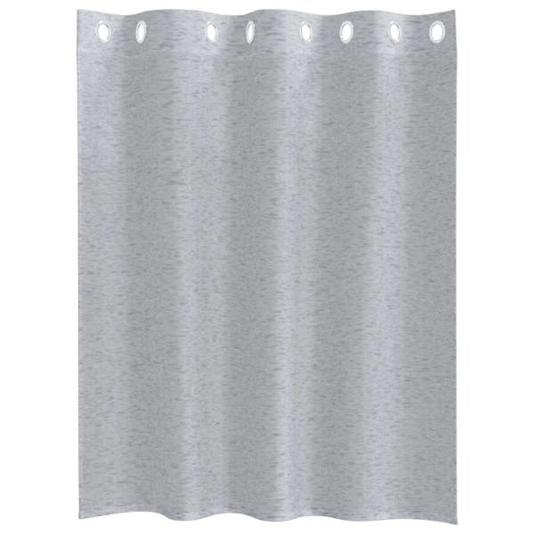 Vorhänge mit Vorhängen 2 pcs Dunkelgrau 140 x 140 cm Polyester