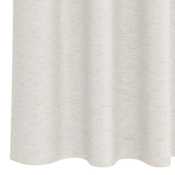 Vorhänge mit Vorhängen 2 pcs Cremefarben 140 x 245 cm Polyester
