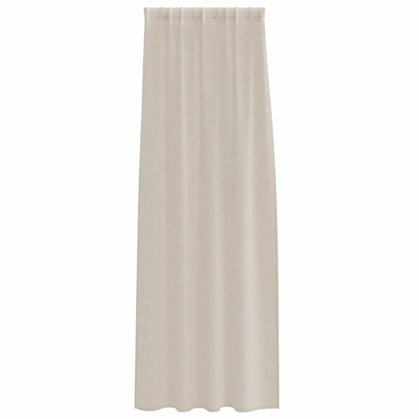 Vorhänge mit Vorhängen 2 pcs Sand 140 x 260 cm Polyester