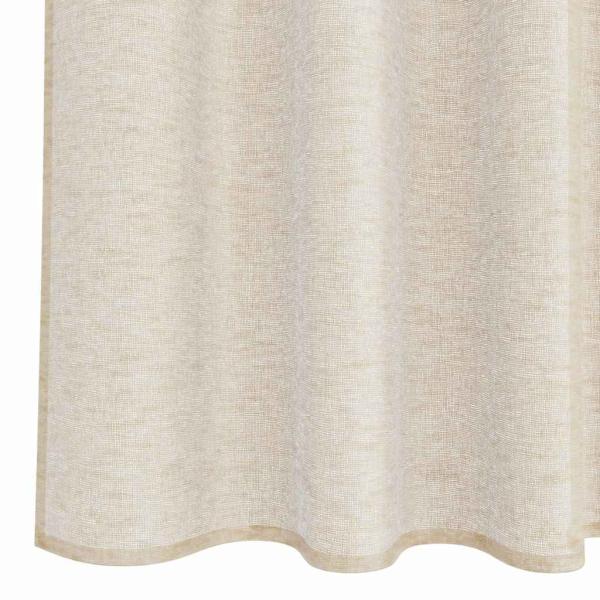 Vorhänge mit Vorhängen 2 pcs Sand 140 x 260 cm Polyester