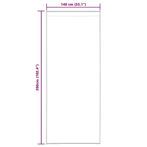 Vorhänge mit Vorhängen 2 pcs Sand 140 x 260 cm Polyester
