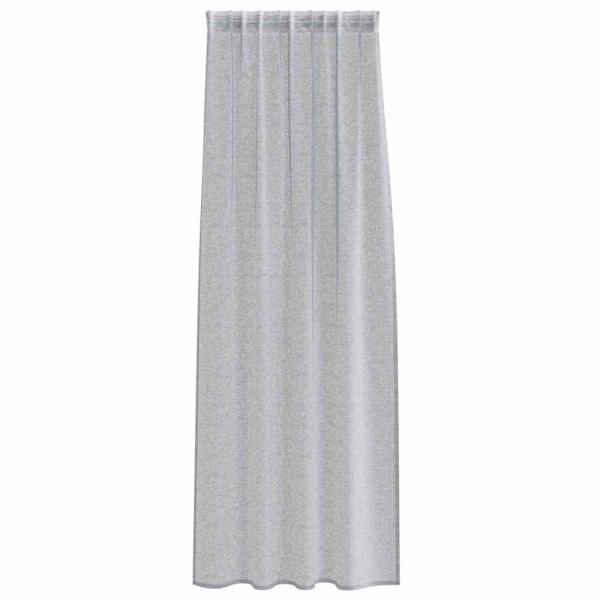 Vorhänge mit Vorhängen 2 pcs Dunkelgrau 140 x 245 cm Polyester