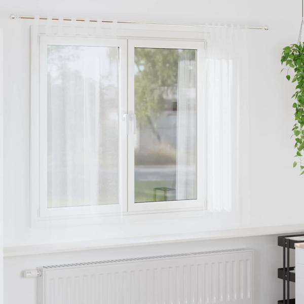 ARDEBO.de - Vorhänge mit Vorhängen 2 pcs Weiß 140 x 175 cm Polyester