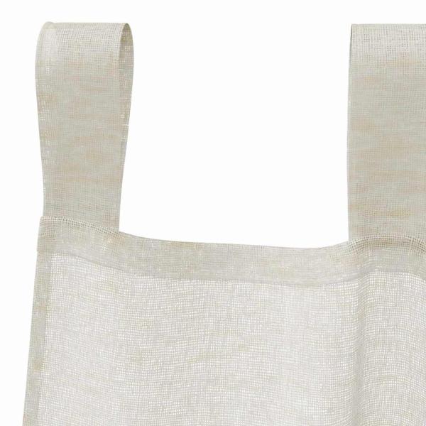 Vorhänge mit Vorhängen 2 pcs Cremefarben 140 x 260 cm Polyester