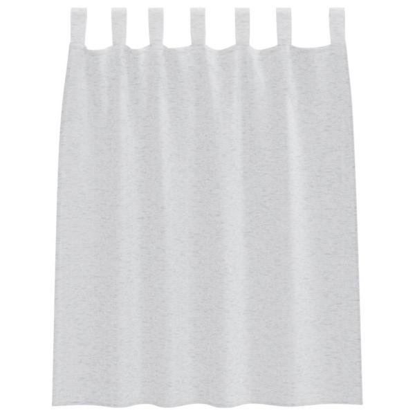 Vorhänge mit Vorhängen 2 pcs Hellgrau 140 x 140 cm Polyester