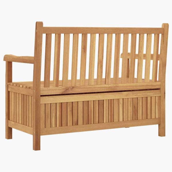 Gartenaufbewahrungsbank Braun 228 x 60 x 90 cm Teak-Massivholz