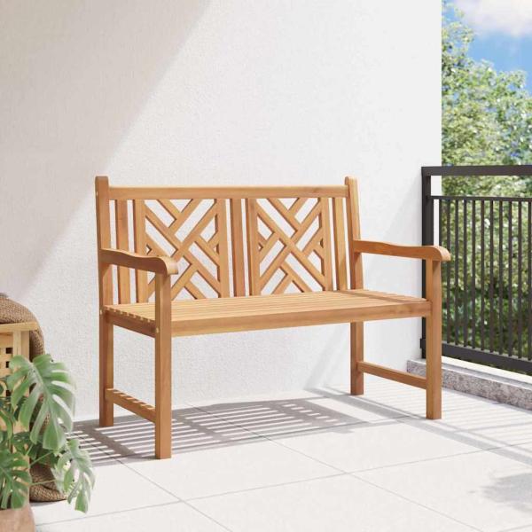 Gartenbank Braun 228 x 60 x 90 cm Teak-Massivholz