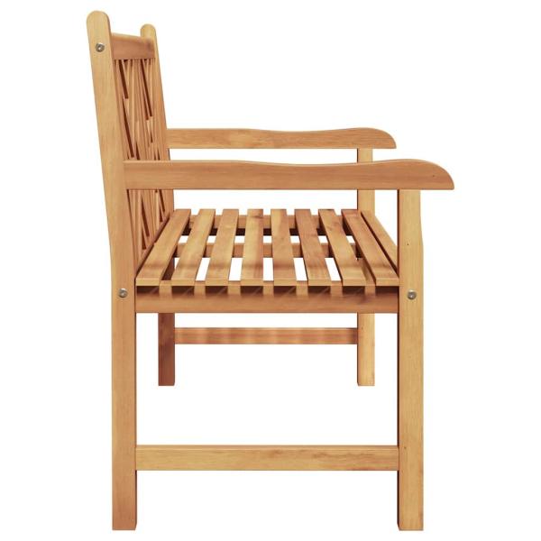 Gartenbank Braun 228 x 60 x 90 cm Teak-Massivholz