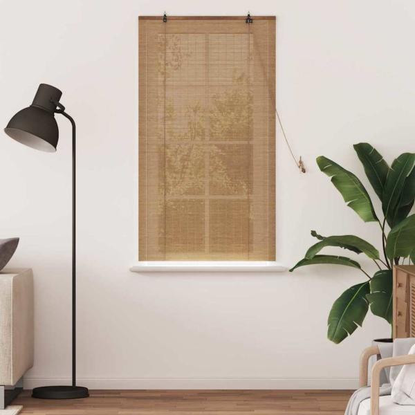 Fensterjalousien und -schattierungen Hellbraun 90 x 160 cm