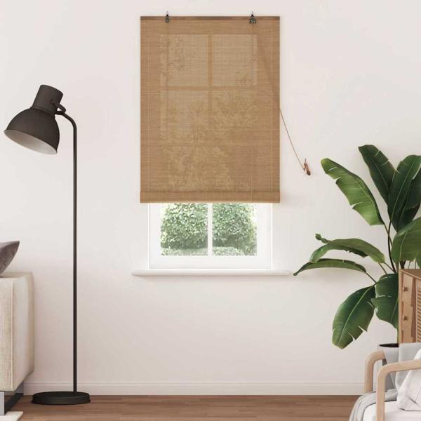 Fensterjalousien und -schattierungen Hellbraun 90 x 220 cm