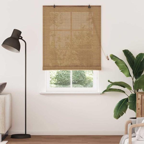 Fensterjalousien und -schattierungen Hellbraun 100 x 220 cm