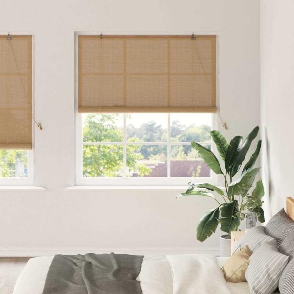 ARDEBO.de - Fensterjalousien und -schattierungen Hellbraun 140 x 220 cm