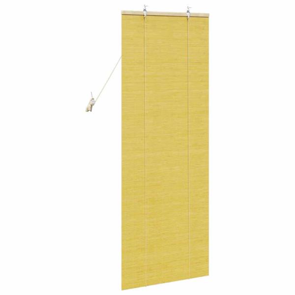 Fensterjalousien und -schattierungen Gelb 60 x 160 cm Bambus