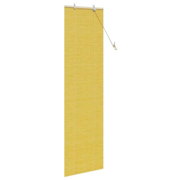 Fensterjalousien und -schattierungen Gelb 60 x 220 cm Bambus