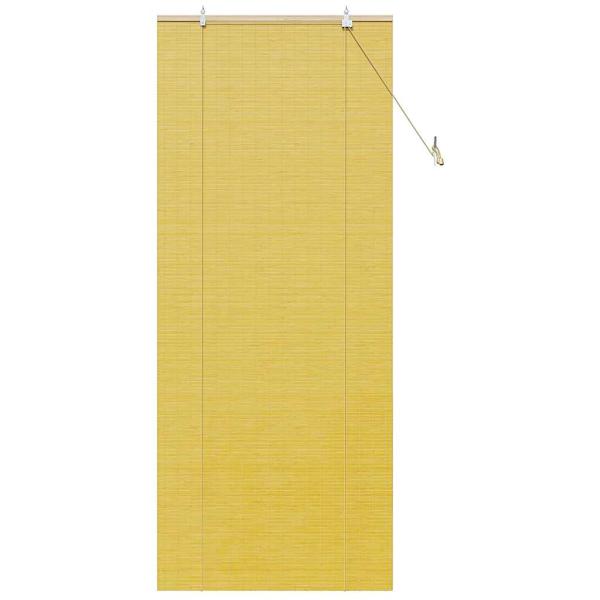 Fensterjalousien und -schattierungen Gelb 90 x 220 cm Bambus