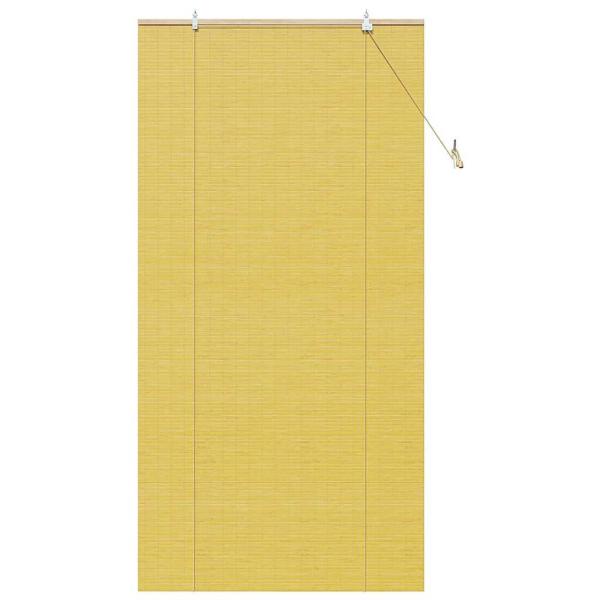 Fensterjalousien und -schattierungen Gelb 100 x 220 cm Bambus