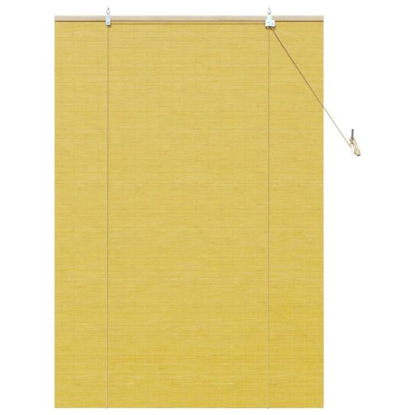 Fensterjalousien und -schattierungen Gelb 120 x 160 cm Bambus