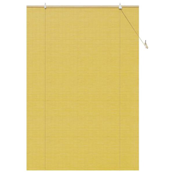 Fensterjalousien und -schattierungen Gelb 140 x 220 cm Bambus
