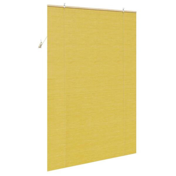 Fensterjalousien und -schattierungen Gelb 140 x 220 cm Bambus