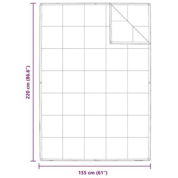 Decken & Bettdecken Weiß 155 x 220 cm Daunen