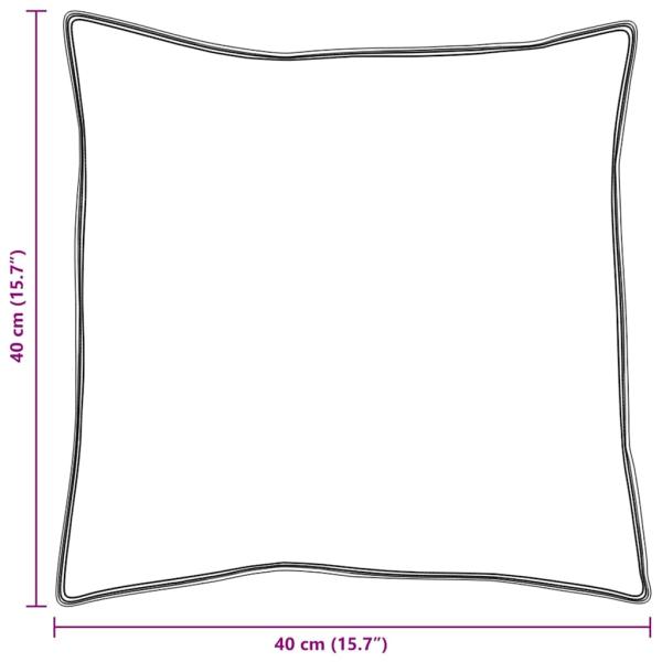 Kissen 2 pcs Weiß 40 x 40 cm 130gsm 100% Baumwolle