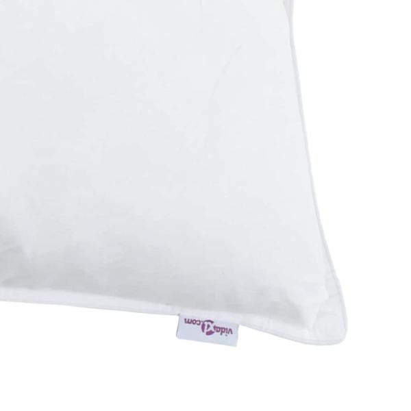 Kopfkissen 2 Stk. 50 x 75 cm Feder Weiß