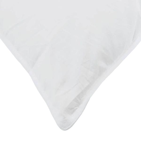Kissen 2 pcs Weiß 60 x 80 cm 130gsm 100% Baumwolle
