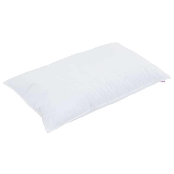 Kopfkissen mit Kissen Weiß 40 x 80 cm 130gsm 100% Baumwolle
