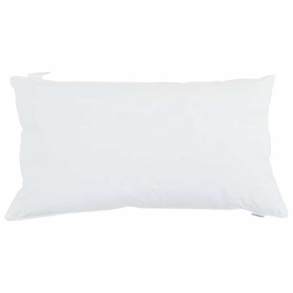 Kissen mit Kissen 2 pcs Weiß 40 x 80 cm 130gsm 100% Baumwolle