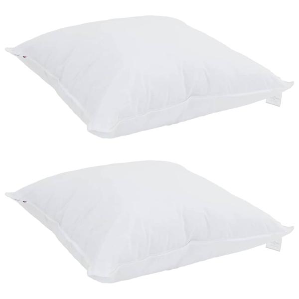 Kissen 2 pcs Weiß 60 x 60 cm 130gsm 100% Baumwolle