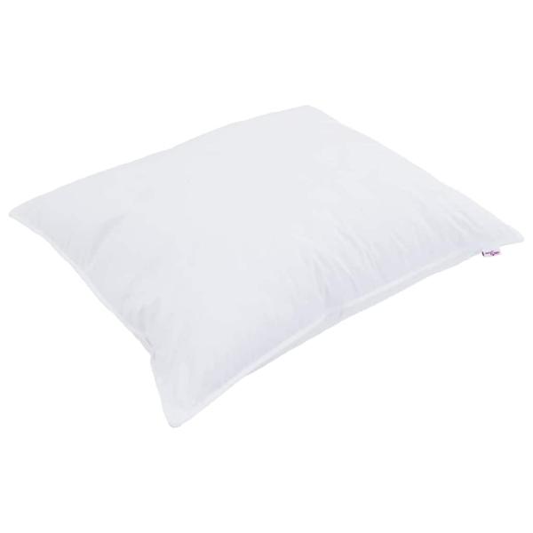 Kissen 2 pcs Weiß 60 x 70 cm 130gsm 100% Baumwolle