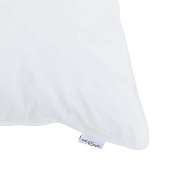 Kissen 2 pcs Weiß 80 x 80 cm 130gsm 100% Baumwolle
