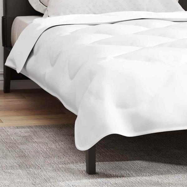 Decken & Bettdecken Weiß 140 x 220 cm Mikrofaser