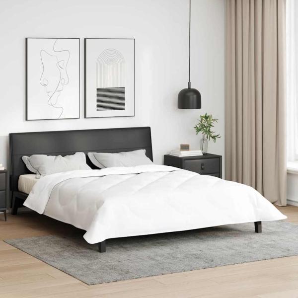 ARDEBO.de - Decken & Bettdecken Weiß 200 x 220 cm Mikrofaser
