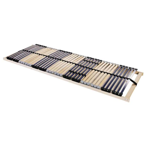 ARDEBO.de - Lattenrost Braun 120 x 190 cm Massives Buchenholz