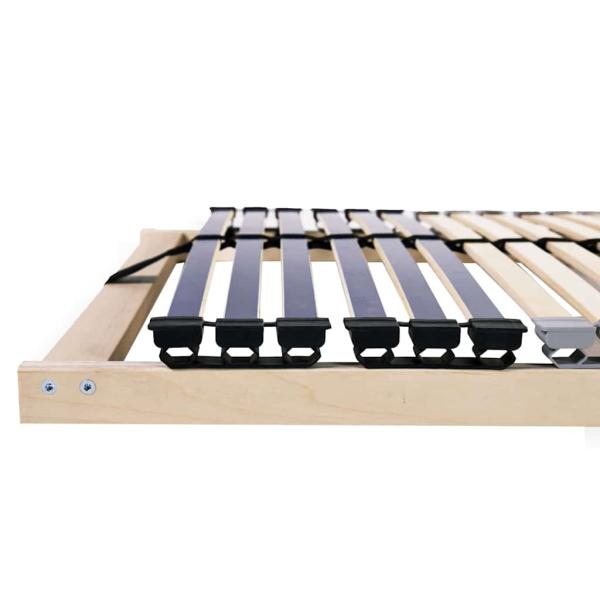 Lattenrost Braun 120 x 190 cm Massives Buchenholz