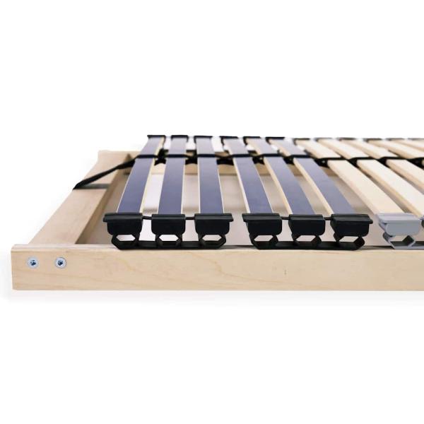 Lattenrost Braun 120 x 190 cm Massives Buchenholz