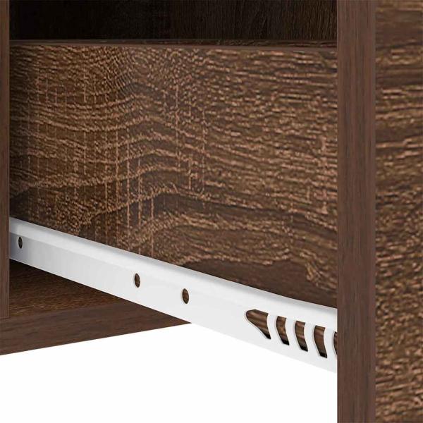 Nachttische 2 pcs Braune Eiche 30 x 48 x 61 cm Holzwerkstoff
