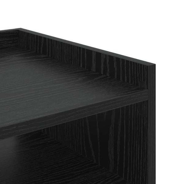 Nachttische 2 pcs Schwarze Eiche 40 x 40 x 61 cm Holzwerkstoff