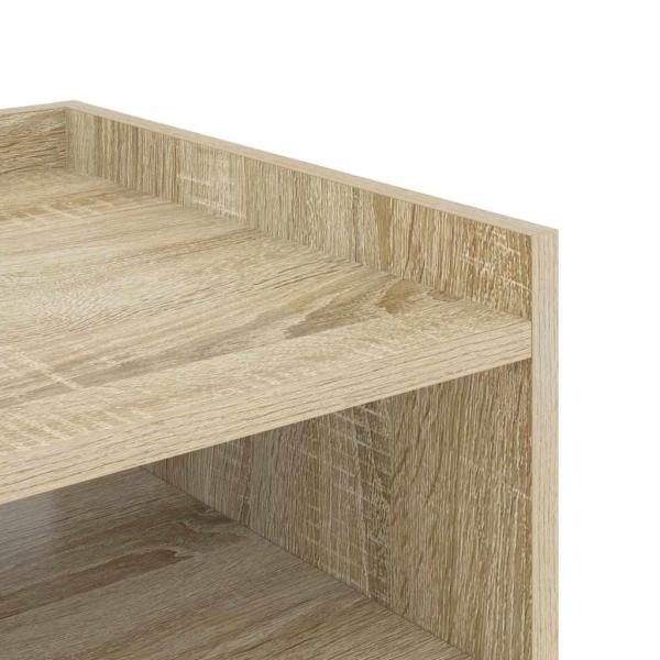 Nachttische 2 pcs Sonoma Eiche 40 x 40 x 61 cm Holzwerkstoff