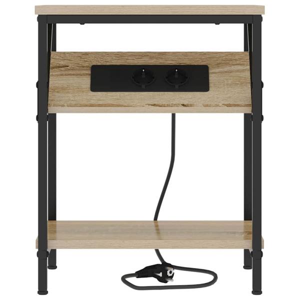 Nachttische 2 pcs Sonoma Eiche 38 x 30 x 48 cm Holzwerkstoff