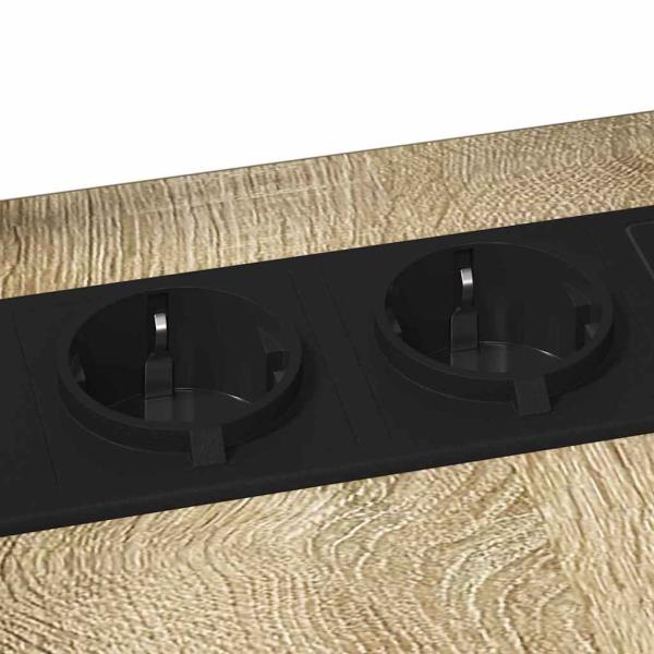 Nachttisch Sonoma Eiche 41,5 x 26 x 60,5 cm Holzwerkstoff