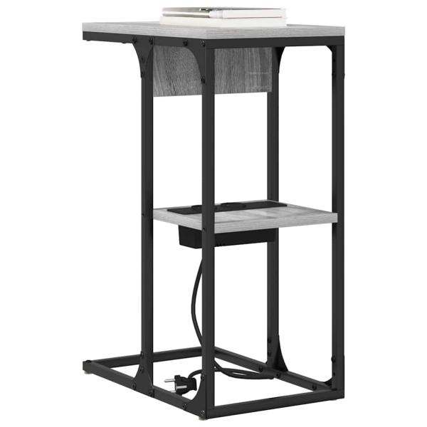 Nachttisch Grau sonoma 41,5 x 26 x 60,5 cm Holzwerkstoff