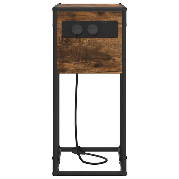 Nachttisch Räuchereiche 41,5 x 26 x 60,5 cm Holzwerkstoff