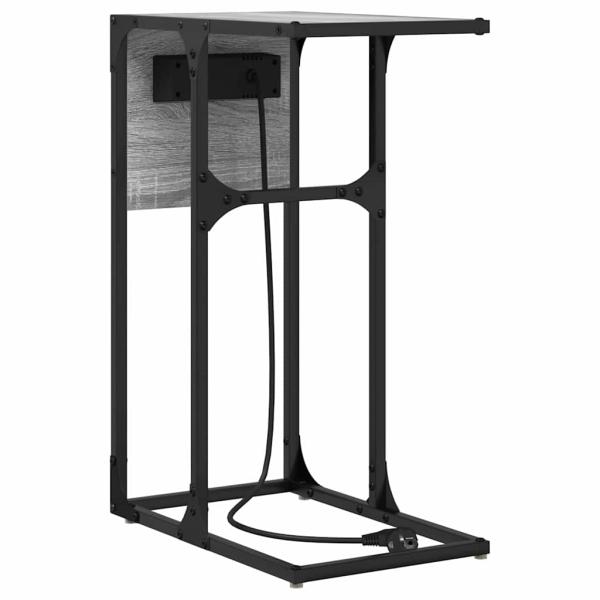 Nachttisch Grau Sonoma 41,5 x 26 x 60,5 cm Holzwerkstoff