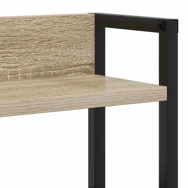 Stauraum-Kopfteil Sonoma Eiche 120 cm Holzwerkstoff